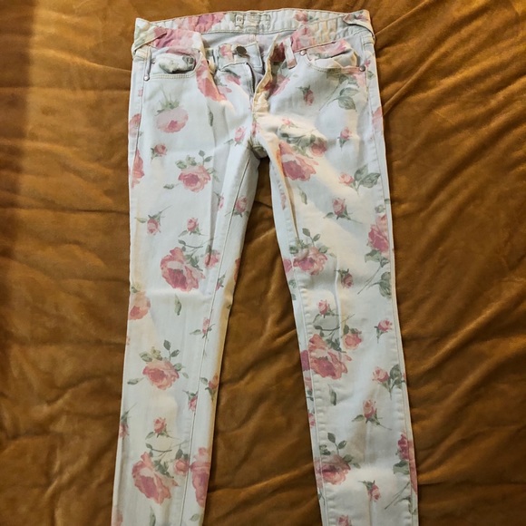 Free people floral jeans - Picture 3 of 5
